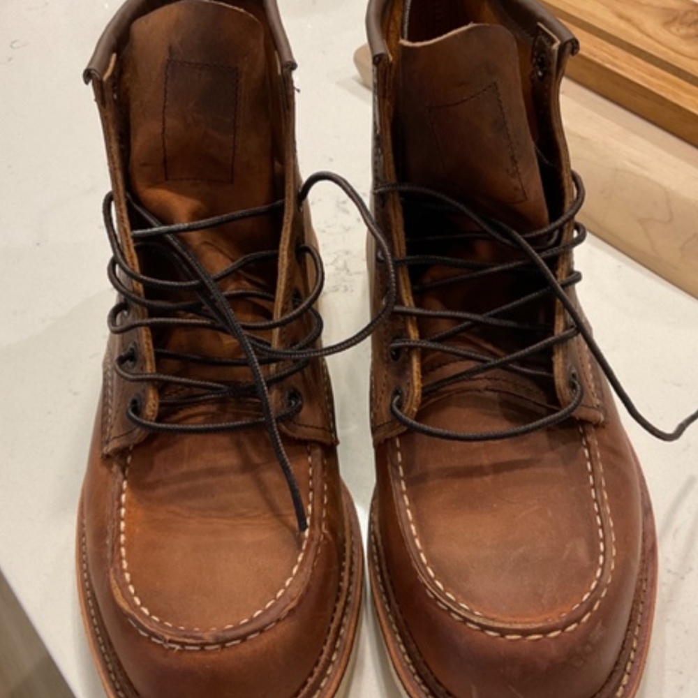 Red Wing Boots - MEN'S 6-INCH BOOT IN COPPER ROUGH & TOUGH LEATHER - Size 9.5